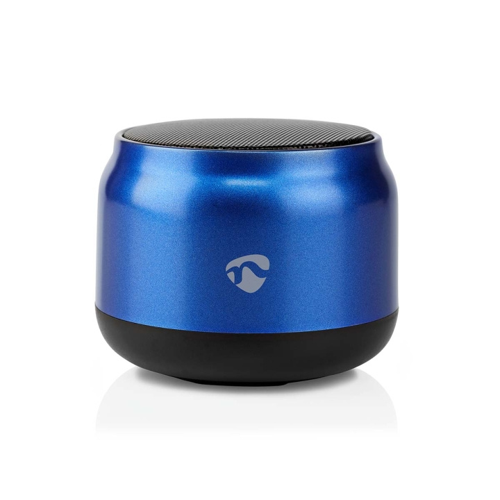 Nedis Bluetooth® Högtalare | Maximal batteritid: 4 timmar | Handhållen design | 5 W | Mono | Inbygd mikrofon | Synkroniseringsbar | Blå i gruppen HEMELEKTRONIK / Ljud & Bild / Högtalare & Tillbehör / Bluetooth-högtalare / Bärbara högtalare hos TP E-commerce Nordic AB (C23647)