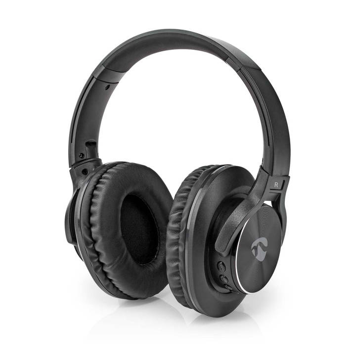 Nedis Trådlösa Over-Ear hörlurar | Maximal batteritid: 7 timmar | Inbygd mikrofon | Tryck på Kontroll | Stöd för röststyrning | Volymkontroll | Svart i gruppen HEMELEKTRONIK / Ljud & Bild / Hörlurar & Tillbehör / Hörlurar hos TP E-commerce Nordic AB (C23651)