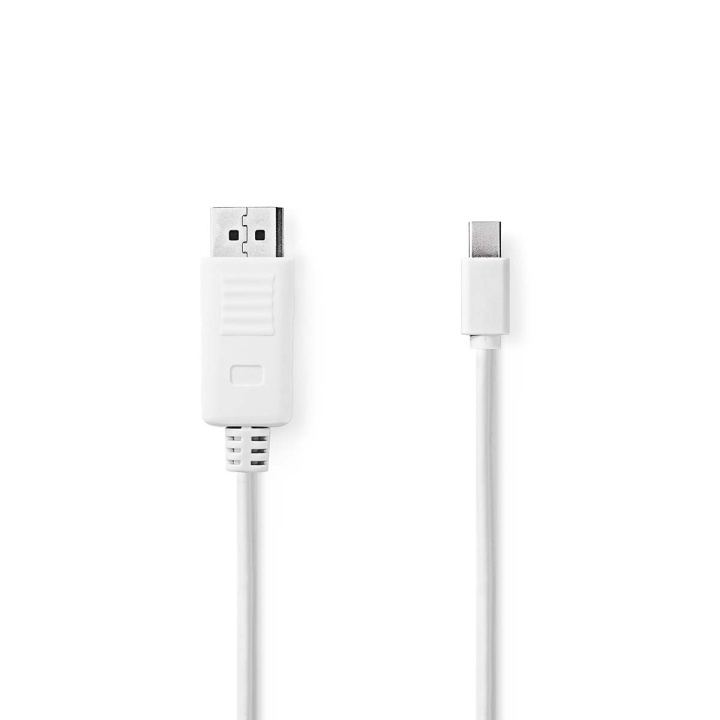 Nedis Mini Displayport-kabel | DisplayPort 1.2 | Mini DisplayPort Hane | DisplayPort Hane | 21.6 Gbps | Nickelplaterad | 2.00 m | Rund | PVC | Vit | Kuvert i gruppen DATORER & KRINGUTRUSTNING / Datorkablar / DisplayPort / Kablar hos TP E-commerce Nordic AB (C23664)