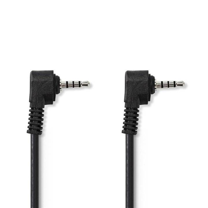 Nedis Audio Video-kabel | 3.5 mm Hane | 3.5 mm Hane | Nickelplaterad | 2.00 m | Rund | PVC | Svart i gruppen HEMELEKTRONIK / Foto & Video / Fotoutrustning / Kablar hos TP E-commerce Nordic AB (C23794)