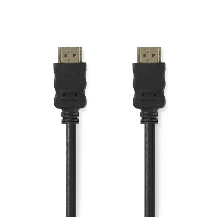 Nedis High Speed ​​HDMI ™ kabel med Ethernet | HDMI™ Kontakt | HDMI™ Kontakt | 4K@30Hz | ARC | 10.2 Gbps | 7.50 m | Rund | PVC | Svart | Blister i gruppen HEMELEKTRONIK / Kablar & Adaptrar / HDMI / Kablar hos TP E-commerce Nordic AB (C23798)