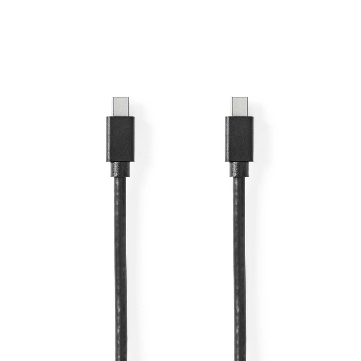 Nedis Mini Displayport-kabel | DisplayPort 1.4 | Mini DisplayPort Hane | Mini DisplayPort Hane | 48 Gbps | Nickelplaterad | 2.00 m | Rund | PVC | Svart | Kuvert i gruppen DATORER & KRINGUTRUSTNING / Datorkablar / DisplayPort / Kablar hos TP E-commerce Nordic AB (C23846)