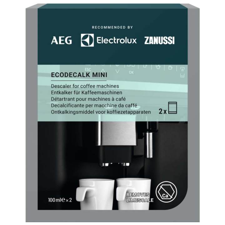 Electrolux M3BICD200 EcoDecalk Avkalkningsmedel för kaffemaskiner - 2 påsar i gruppen HEM, HUSHÅLL & TRÄDGÅRD / Hushållsmaskiner / Kaffemaskiner & Tillbehör / Filter & Tillbehör hos TP E-commerce Nordic AB (C23895)