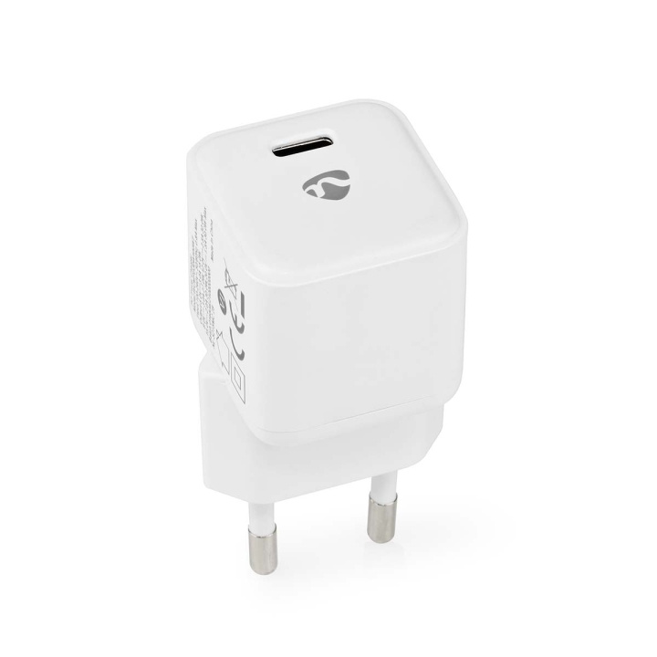 Nedis Väggladdare | 30 W | PD3.0 30W | Snabbladdnings funktion | 1.5 / 2.0 / 2.5 / 3.0 A | Antal utgångar: 1 | USB-C™ | Automatiskt val av Spänning | Vit i gruppen SMARTPHONE & SURFPLATTOR / Laddare & Kablar / Väggladdare / Väggladdare Typ C hos TP E-commerce Nordic AB (C23929)