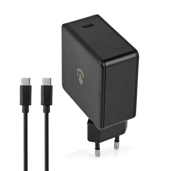 Nedis Väggladdare | 65 W | PD3.0 27W / PD3.0 36W / PD3.0 45W / PD3.0 65W | Snabbladdnings funktion | 3.0 / 3.25 A A | Antal utgångar: 1 | USB-C™ | Typ-C™ | 2.00 m | Automatiskt val av Spänning | Svart i gruppen SMARTPHONE & SURFPLATTOR / Laddare & Kablar / Väggladdare / Väggladdare Typ C hos TP E-commerce Nordic AB (C23930)