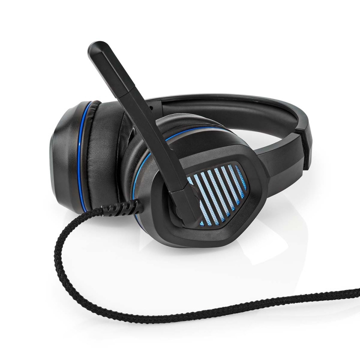 Nedis Gaming Headset | Over-Ear | Surround | USB Type-A | Vikbara Mikrofon | 2.10 m | LED i gruppen DATORER & KRINGUTRUSTNING / Gaming / Headset hos TP E-commerce Nordic AB (C23951)