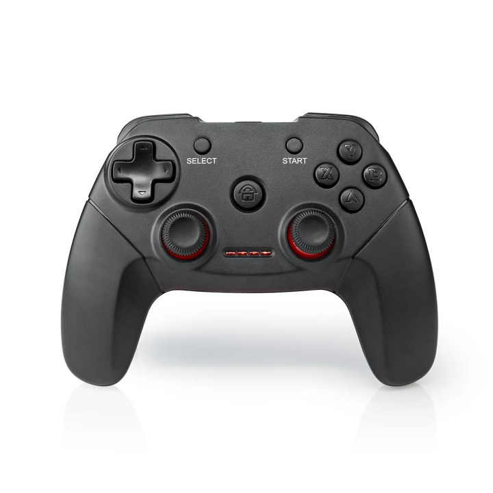 Nedis Spelkontroll | Trådlös | Batteridriven | PC | Antal knappar: 11 | Kabellängd: 1.00 m | Svart i gruppen DATORER & KRINGUTRUSTNING / Gaming / Gamepad hos TP E-commerce Nordic AB (C23961)