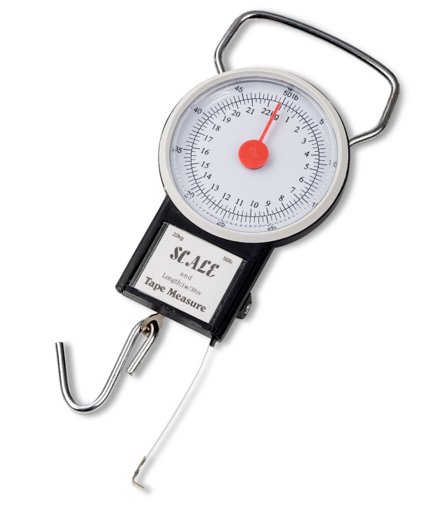 Fiskevåg med måttband, max 22 kg i gruppen SPORT, FRITID & HOBBY / Friluftsliv / Fiskeutrustning hos TP E-commerce Nordic AB (C24153)
