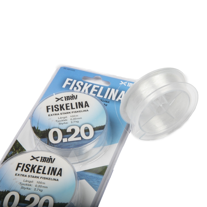 Fiskelina 2x100m, 0,20 mm, 2.7 kg i gruppen SPORT, FRITID & HOBBY / Friluftsliv / Fiskeutrustning hos TP E-commerce Nordic AB (C24156)