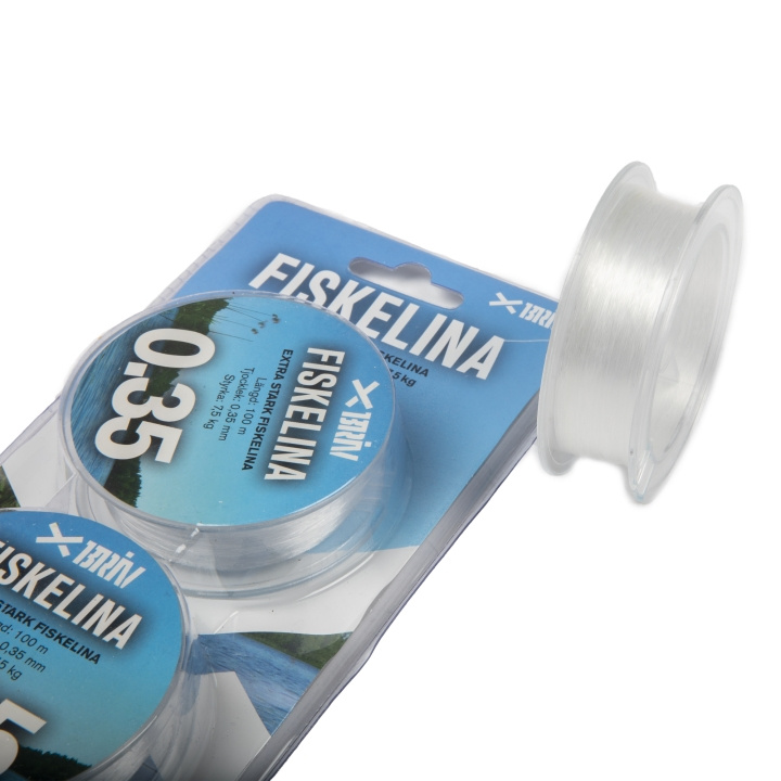 Fiskelina 2x100m, 0.35mm, 7.5 kg i gruppen SPORT, FRITID & HOBBY / Friluftsliv / Fiskeutrustning hos TP E-commerce Nordic AB (C24158)