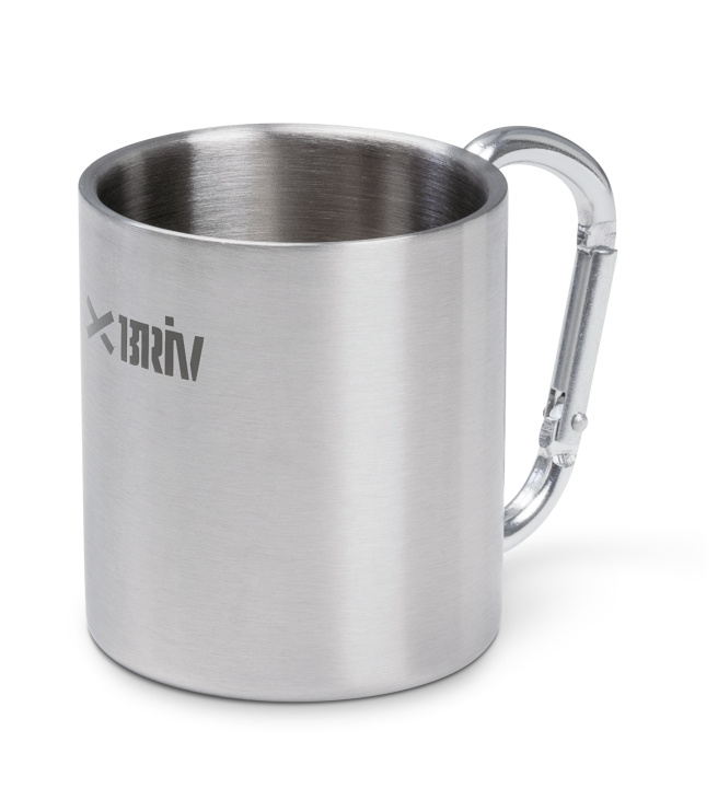 Stålmugg med karbinhake 220 ml i gruppen SPORT, FRITID & HOBBY / Roliga prylar / Muggar hos TP E-commerce Nordic AB (C24168)