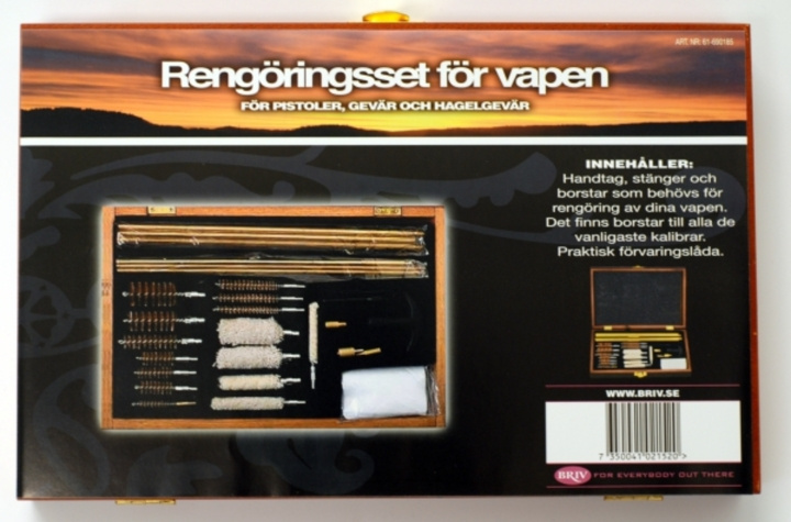 Briv Rengöringsset universal för vapen i gruppen SPORT, FRITID & HOBBY / Friluftsliv / Friluftsprylar hos TP E-commerce Nordic AB (C24288)