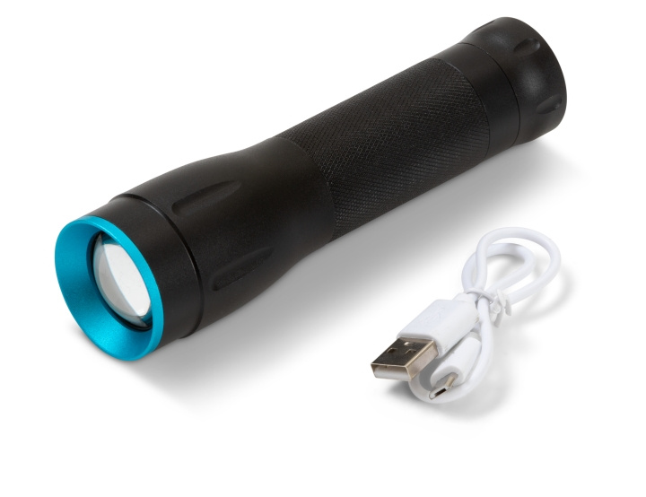 Ficklampa 10W, Zoom, USB-laddning i gruppen SPORT, FRITID & HOBBY / Ficklampor & Pannlampor / Ficklampor hos TP E-commerce Nordic AB (C24478)