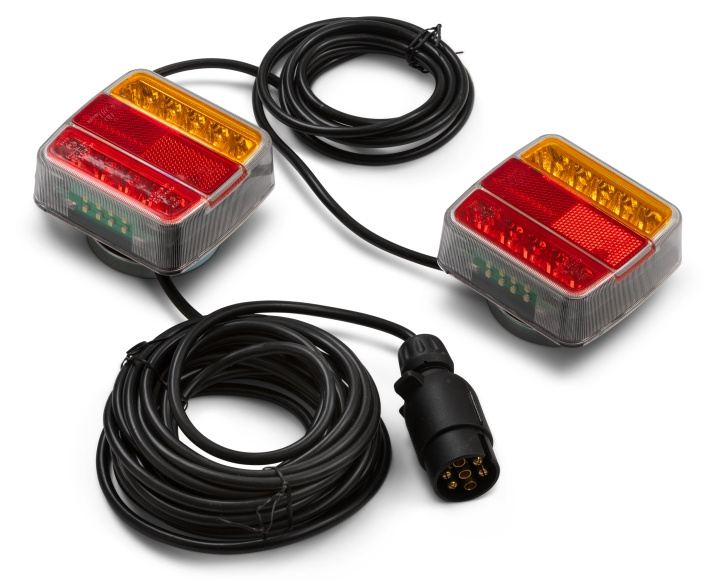 Baklykteset LED magnetfäste 2-pack komplett, 1/6 i gruppen BIL / Billampor / Varningsljus hos TP E-commerce Nordic AB (C24605)