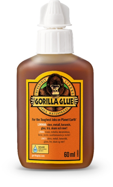 Gorilla Glue 60 ml, 1/5 i gruppen HEM, HUSHÅLL & TRÄDGÅRD / Kontorsmaterial / Tejp/Lim hos TP E-commerce Nordic AB (C24613)