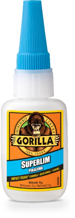 Gorilla Superlim 15 g, 1/6 i gruppen HEM, HUSHÅLL & TRÄDGÅRD / Kontorsmaterial / Tejp/Lim hos TP E-commerce Nordic AB (C24614)