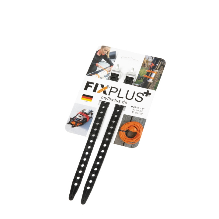 Spännband FixPlus 2-pack 23 cm Svart i gruppen SPORT, FRITID & HOBBY / Friluftsliv / Friluftsprylar hos TP E-commerce Nordic AB (C24706)