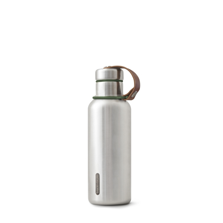 Steel Thermo bottle B+B Small 500 ml Oliv i gruppen SPORT, FRITID & HOBBY / Friluftsliv / Termosar & Vattenflaskor hos TP E-commerce Nordic AB (C24809)