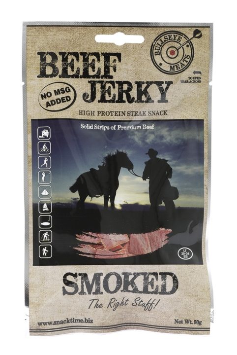 Beef Jerky Smoked 50 g i gruppen SPORT, FRITID & HOBBY / Friluftsliv / Friluftsprylar hos TP E-commerce Nordic AB (C24839)