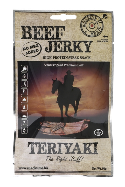 Beef Jerky Teriyaki 50 g i gruppen SPORT, FRITID & HOBBY / Friluftsliv / Friluftsprylar hos TP E-commerce Nordic AB (C24840)