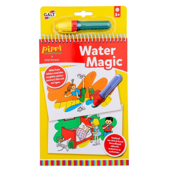 Pippi Water Magic, Vattenmålarbok i gruppen LEKSAKER, BARN- & BABYPRODUKTER / Leksaker / Rita & Räkna hos TP E-commerce Nordic AB (C24882)