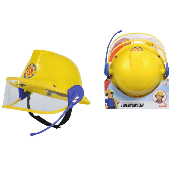 Simba Toys Brandman Sam Hjälm med mikrofon i gruppen LEKSAKER, BARN- & BABYPRODUKTER / Leksaker / Maskeradkläder hos TP E-commerce Nordic AB (C24925)