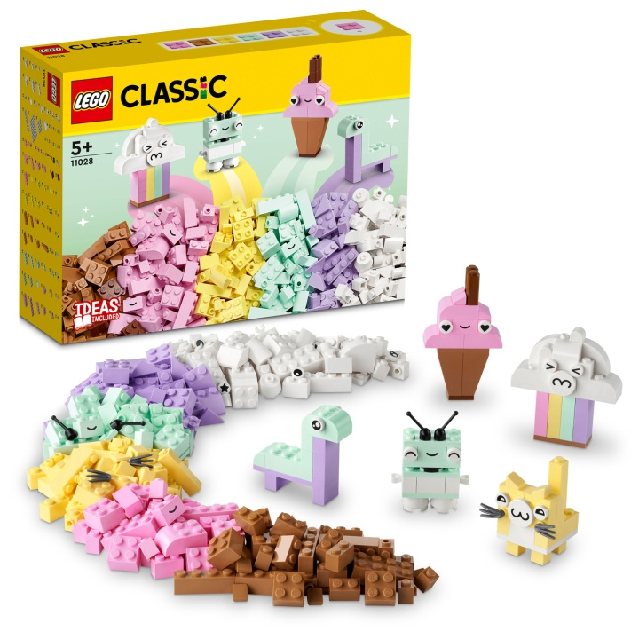 LEGO Kreativt skoj med pastellfärger 11028 i gruppen LEKSAKER, BARN- & BABYPRODUKTER / Leksaker / Byggleksaker / Lego hos TP E-commerce Nordic AB (C24963)