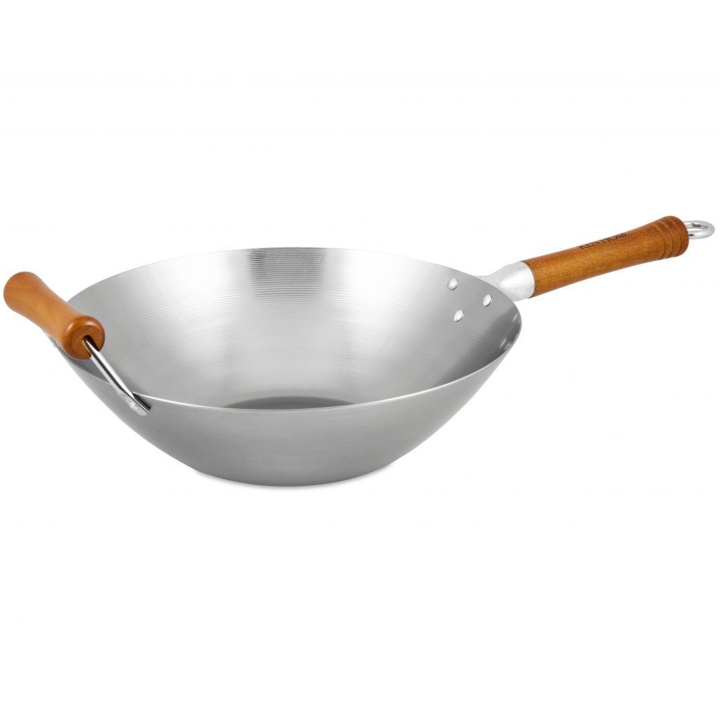 Ken Hom Wok Excellence Carbon Ken Hom Ø 32 cm Kolstål i gruppen HEM, HUSHÅLL & TRÄDGÅRD / Köksredskap / Stekpannor hos TP E-commerce Nordic AB (C24978)