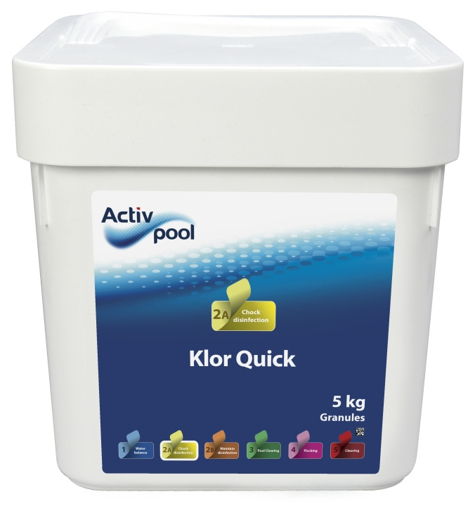 Activ Pool Klor Quick Granules 5 kg i gruppen HEM, HUSHÅLL & TRÄDGÅRD / Trädgårdsprodukter / Pool & Pooltillbehör / Poolkem hos TP E-commerce Nordic AB (C25030)