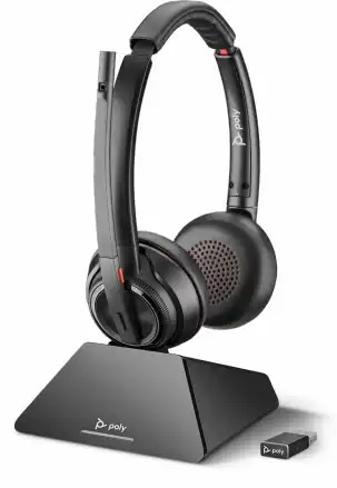 Poly, Savi 8220 UC, Stereo, UC, W. Stand i gruppen DATORER & KRINGUTRUSTNING / Datortillbehör / Headset hos TP E-commerce Nordic AB (C25126)
