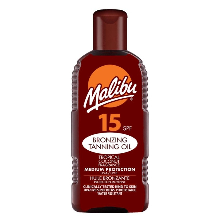 Malibu Bronzing Tanning Oil SPF 15 200ml i gruppen SKÖNHET & HÄLSA / Hudvård / Solskydd & Tanning / Solskydd hos TP E-commerce Nordic AB (C25248)