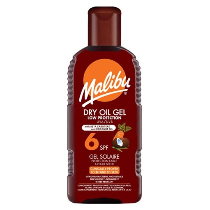 Malibu Dry Oil Gel SPF6 with Carotene & Coconut Oil 200ml i gruppen SKÖNHET & HÄLSA / Hudvård / Solskydd & Tanning / Solskydd hos TP E-commerce Nordic AB (C25260)