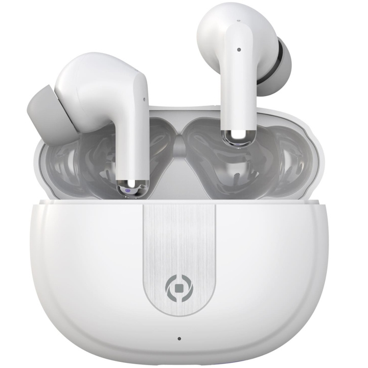 Celly Ultrasound True Wireless Bluetooth-headset In-ear ENC Vit i gruppen HEMELEKTRONIK / Ljud & Bild / Hörlurar & Tillbehör / Hörlurar hos TP E-commerce Nordic AB (C25302)