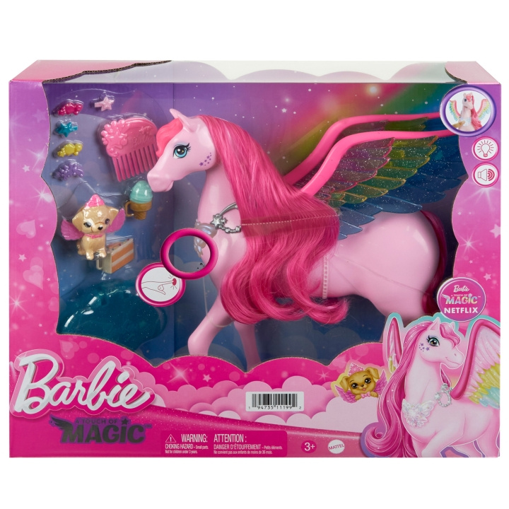 Barbie Touch of Magic Feature Pegasus i gruppen LEKSAKER, BARN- & BABYPRODUKTER / Leksaker / Dockor & Tillbehör hos TP E-commerce Nordic AB (C25323)