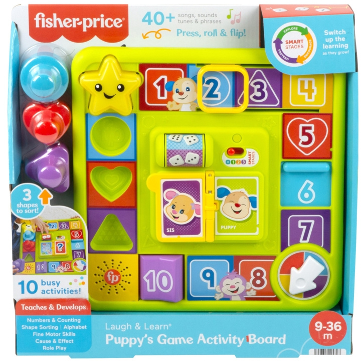 Fisher Price Roll & Spin Game Board i gruppen LEKSAKER, BARN- & BABYPRODUKTER / Babyleksaker / Aktivitetsleksaker hos TP E-commerce Nordic AB (C25333)