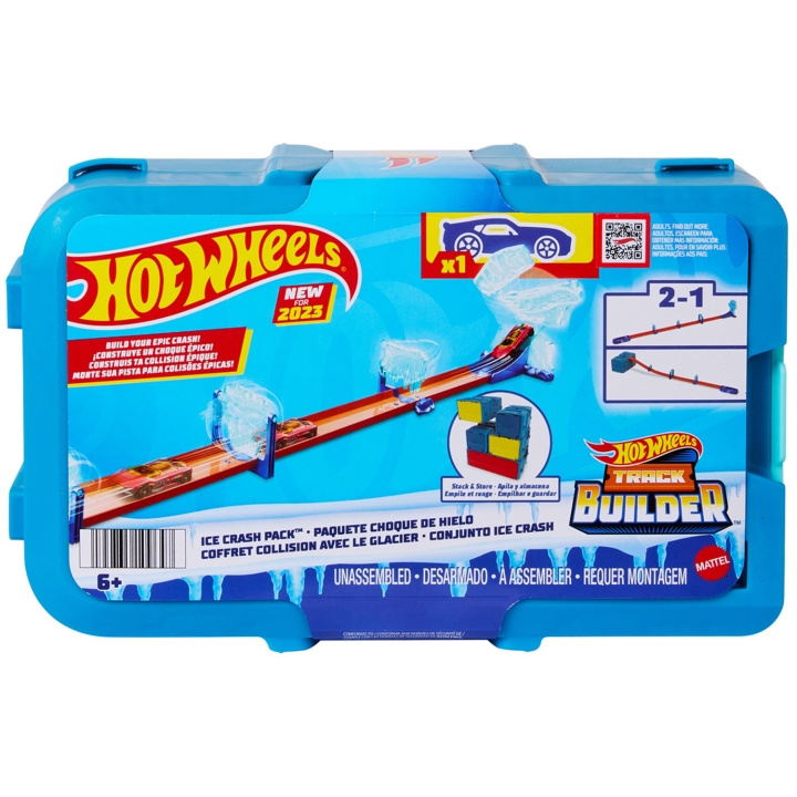 Hot Wheels Track Builder Ice Crash Pack i gruppen LEKSAKER, BARN- & BABYPRODUKTER / Leksaker / Bilbanor hos TP E-commerce Nordic AB (C25346)