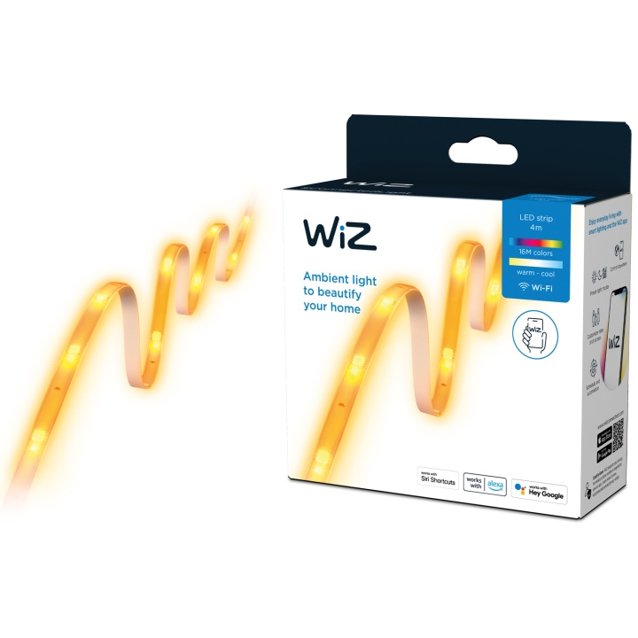 WiZ WiFi LED-Strip 4m inkl strömadapter Promo i gruppen HEMELEKTRONIK / Belysning / LED-slingor hos TP E-commerce Nordic AB (C25373)