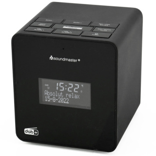 Soundmaster Klockradio Snabbvalsradio Inspelning eget meddelande UR109SW Svart