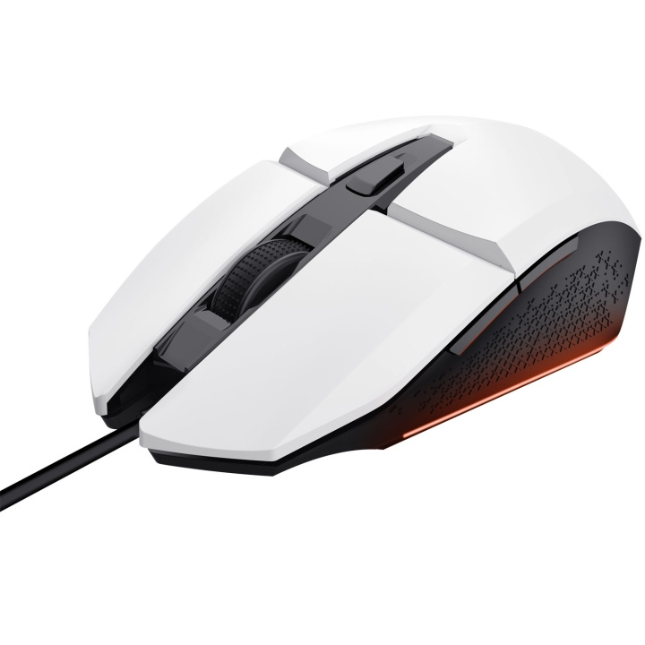 Trust GXT 109W Felox Illuminated Gaming mouse Vit i gruppen DATORER & KRINGUTRUSTNING / Möss & Tangentbord / Möss / Gaming hos TP E-commerce Nordic AB (C25450)