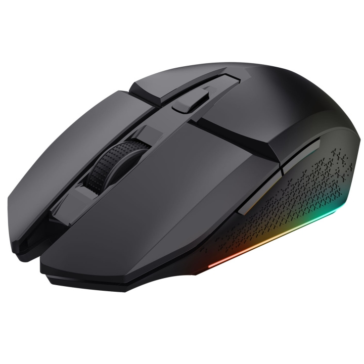 Trust GXT 110 Felox Illuminated Wireless Gaming mouse Svart i gruppen DATORER & KRINGUTRUSTNING / Möss & Tangentbord / Möss / Gaming hos TP E-commerce Nordic AB (C25453)