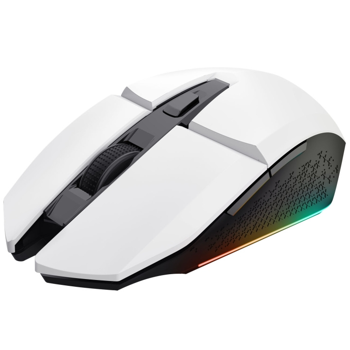 Trust GXT 110W Felox Illuminated Wireless Gaming mouse Vit i gruppen DATORER & KRINGUTRUSTNING / Möss & Tangentbord / Möss / Gaming hos TP E-commerce Nordic AB (C25454)