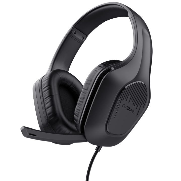 Trust GXT 415 Zirox Gaming Headset Svart i gruppen DATORER & KRINGUTRUSTNING / Gaming / Headset hos TP E-commerce Nordic AB (C25455)