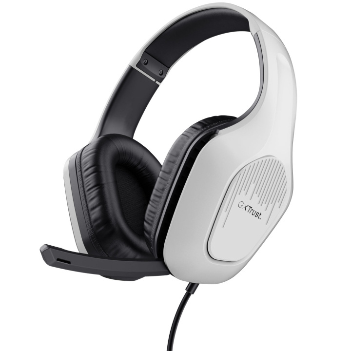 Trust GXT 415W Zirox Gaming Headset Vit i gruppen DATORER & KRINGUTRUSTNING / Gaming / Headset hos TP E-commerce Nordic AB (C25456)