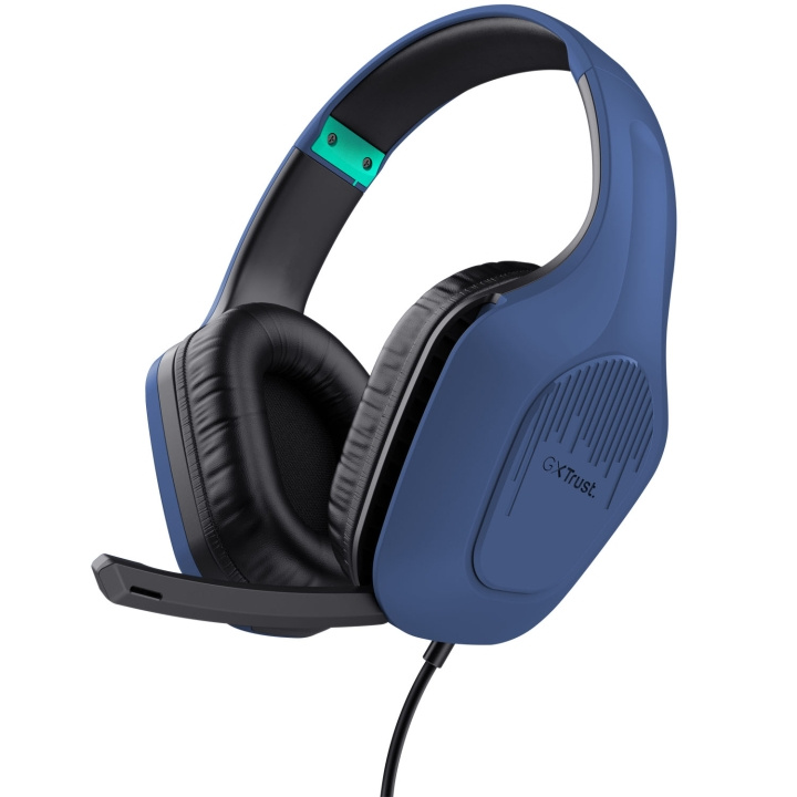 Trust GXT 415B Zirox Gamingheadset Blå i gruppen DATORER & KRINGUTRUSTNING / Gaming / Headset hos TP E-commerce Nordic AB (C25457)