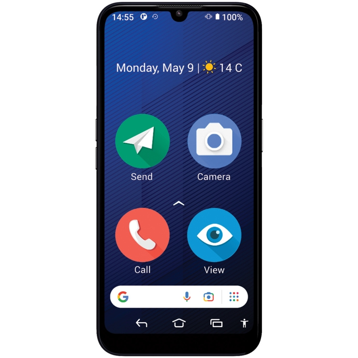 Doro 8210 Dark Blue Smartphone i gruppen SMARTPHONE & SURFPLATTOR / Mobiltelefoner & smartphones hos TP E-commerce Nordic AB (C25463)