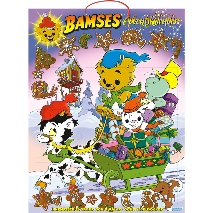 Kärnan Adventskalender Bamse i gruppen LEKSAKER, BARN- & BABYPRODUKTER / Leksaker / Adventskalendrar hos TP E-commerce Nordic AB (C25479)