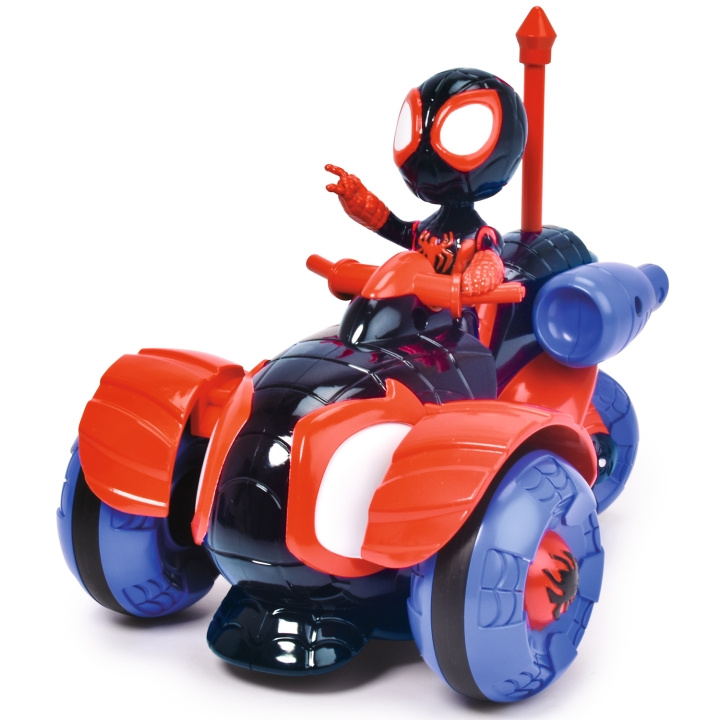 Jada Toys Marvel Miles Morales Radiostyrd bil i gruppen LEKSAKER, BARN- & BABYPRODUKTER / Radiostyrt / Radiostyrda bilar hos TP E-commerce Nordic AB (C25512)