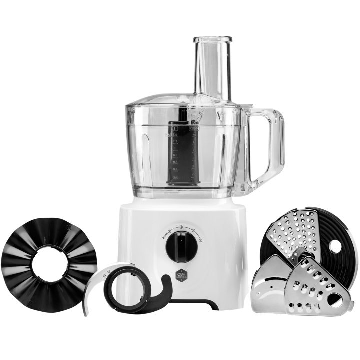 OBH Nordica Matberedare Easy force food processor 700 W white FO2441S0 i gruppen HEM, HUSHÅLL & TRÄDGÅRD / Hushållsmaskiner / Matberedare & Köksassistenter / Matberedare hos TP E-commerce Nordic AB (C25530)