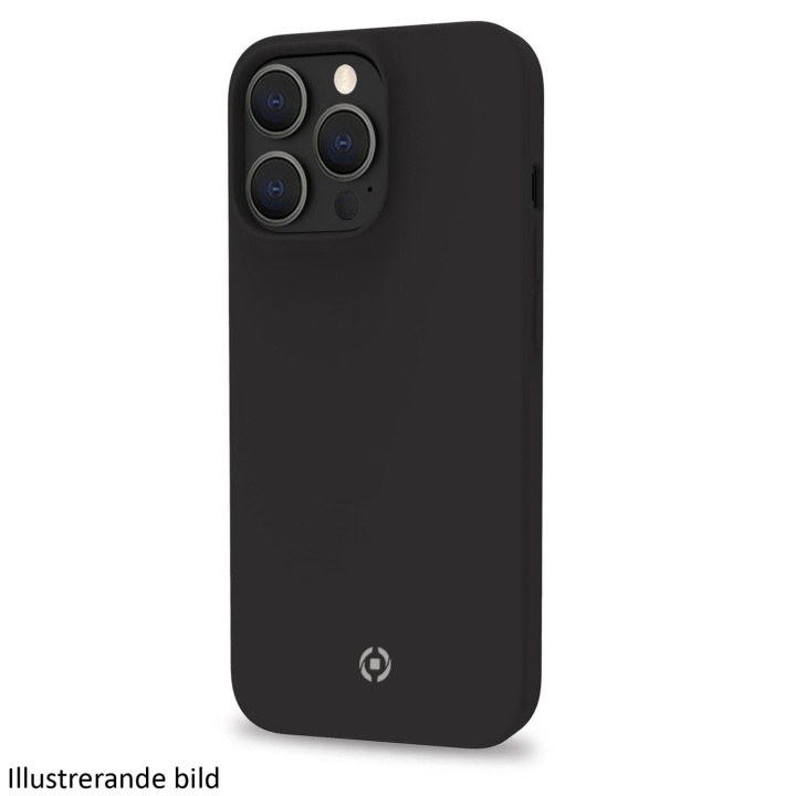 Celly Cromo Soft rubber case iPhone 15 Pro Svart i gruppen SMARTPHONE & SURFPLATTOR / Mobilskydd / Apple / iPhone 15 hos TP E-commerce Nordic AB (C25586)