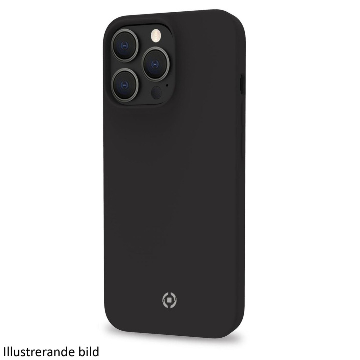 Celly Cromo Soft rubber case iPhone 15 Pro Svart i gruppen SMARTPHONE & SURFPLATTOR / Mobilskydd / Apple / iPhone 15 hos TP E-commerce Nordic AB (C25586)